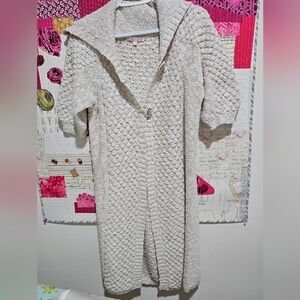 Rebecca Taylor Cream Textured Cardigan